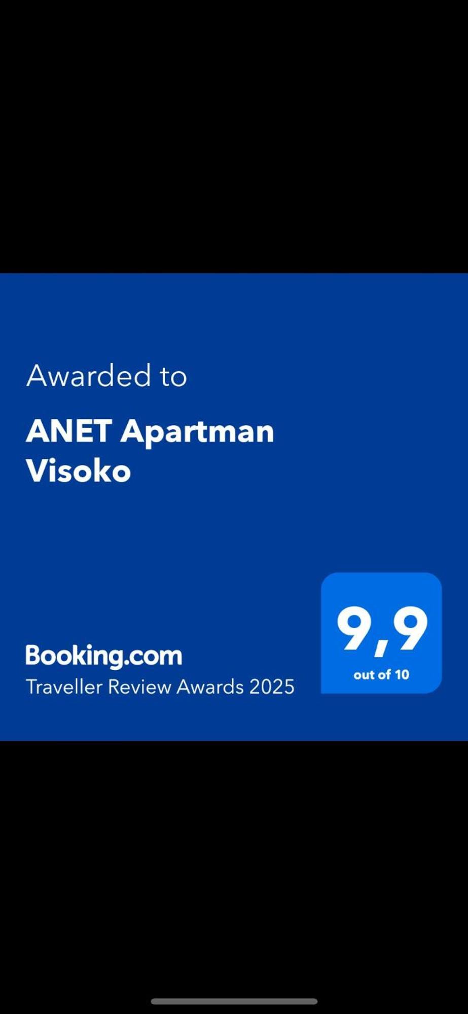 Anet Apartman Visoko Bagian luar foto